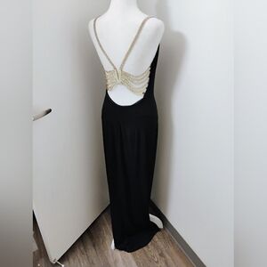 Cache | Dresses | Vintage 200s 990s Cache Diamante Strap Open Back Gown |  Poshmark